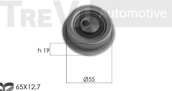 TREVI AUTOMOTIVE paskirstymo diržo komplektas KD1432